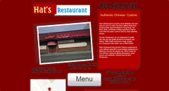 Desktop Screenshot of hatsrestaurant.com